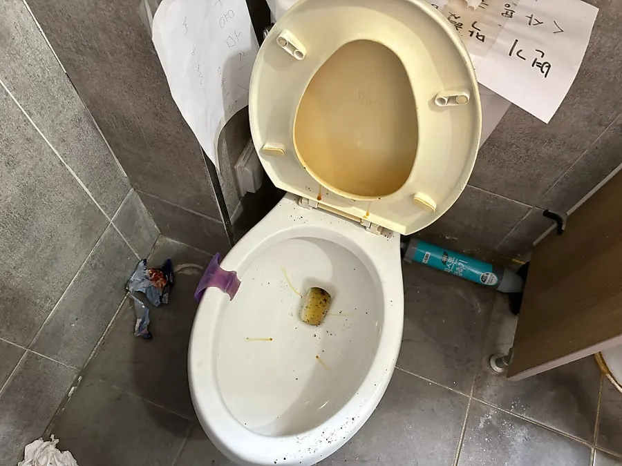 세종 변기막힘 작업 사진