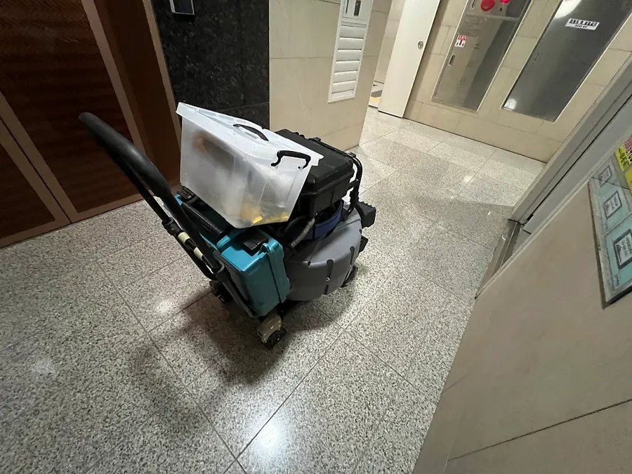 오수관 정화조 막힘 작업 사진